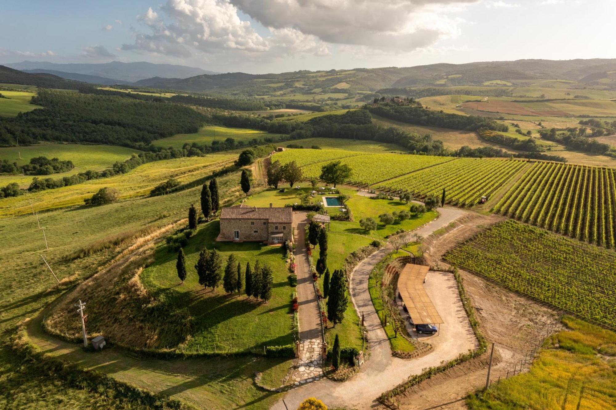 Vila Sce Quiric San Quirico dʼOrcia Exteriér fotografie